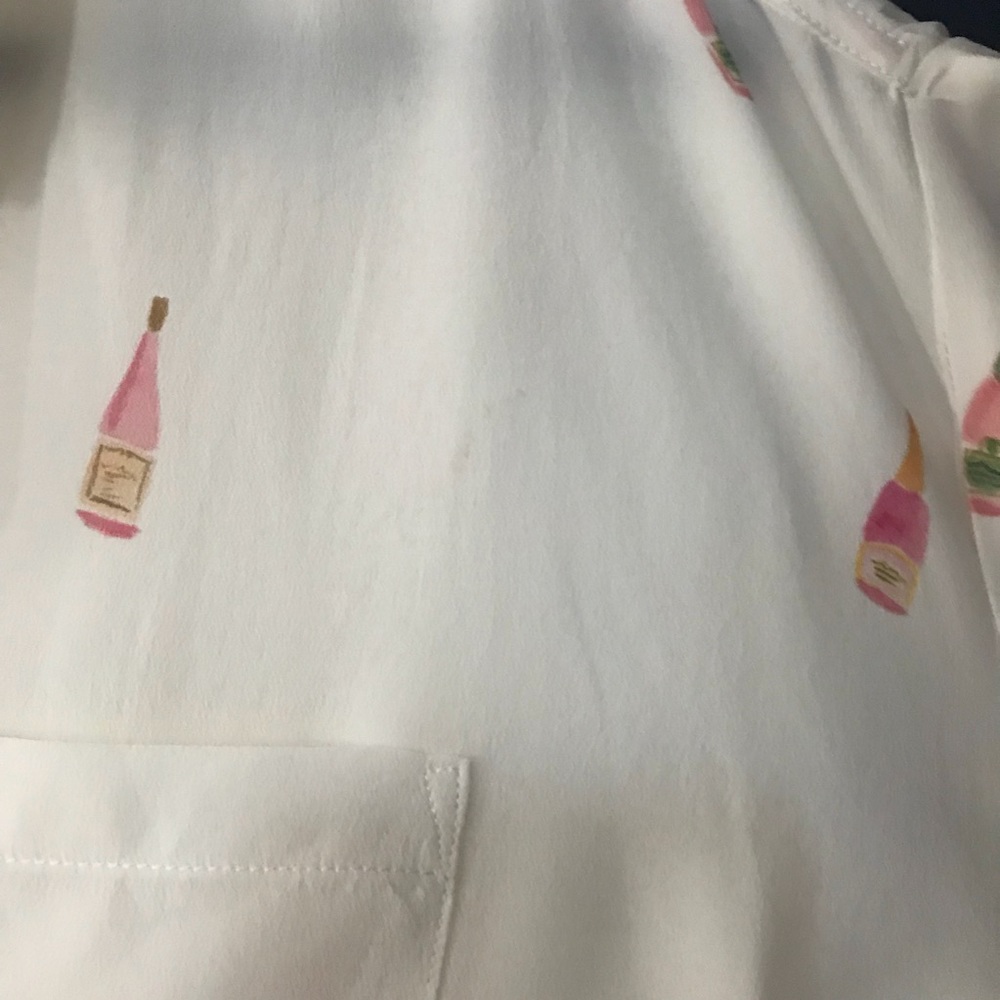 RAILS Rosé Silk Blouse XS - Picture 3 of 14